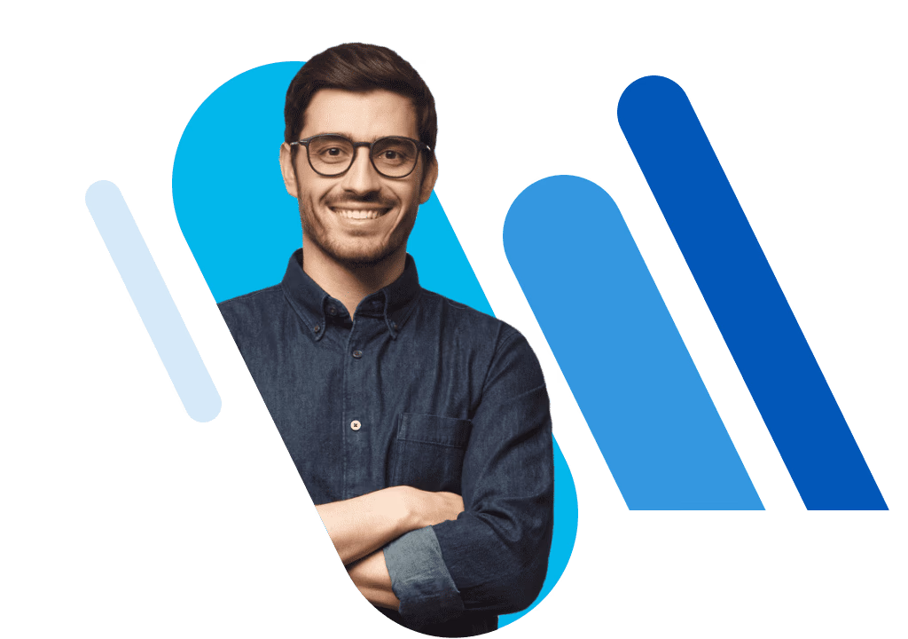 Smiling Windows developer wearing glasses