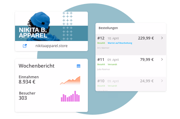 Verwaltung über App
