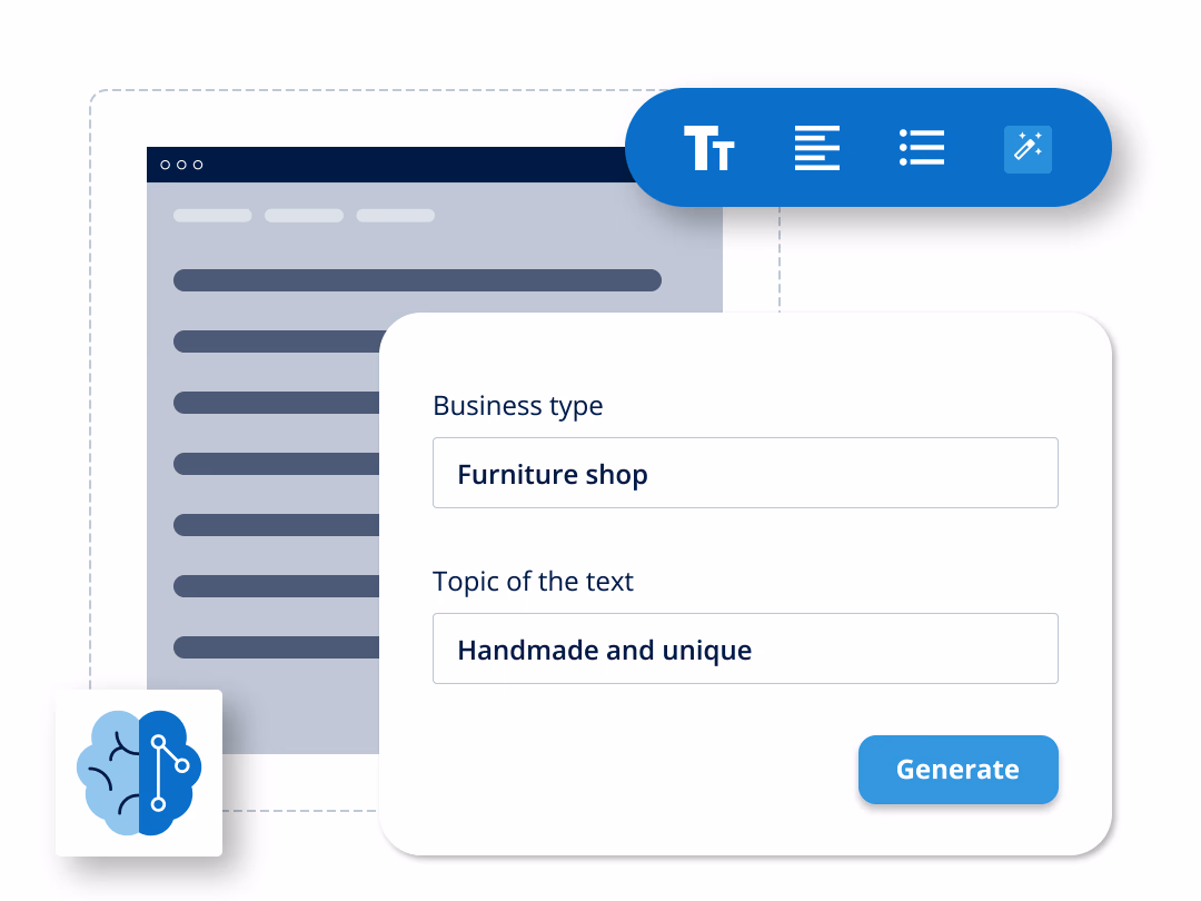 Fallback AI text generator