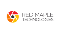 Red Maple Technologies logo: a red maple leaf with a gear symbol inside, with the company name written below.