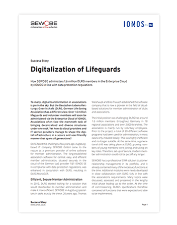paper of ionos-enterprise-cloud-digitalization of Lifeguards