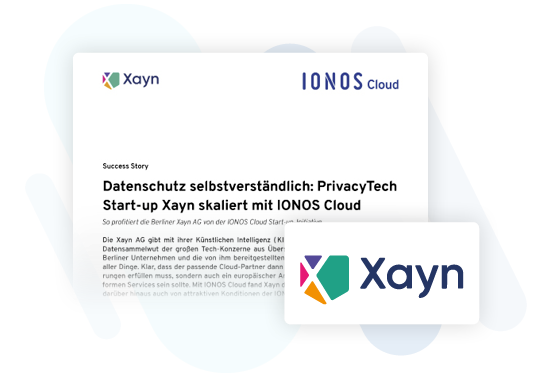 IONOS Cloud Success Story Xayn AG