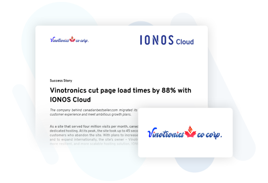 IONOS Cloud Success Story Vinotronics