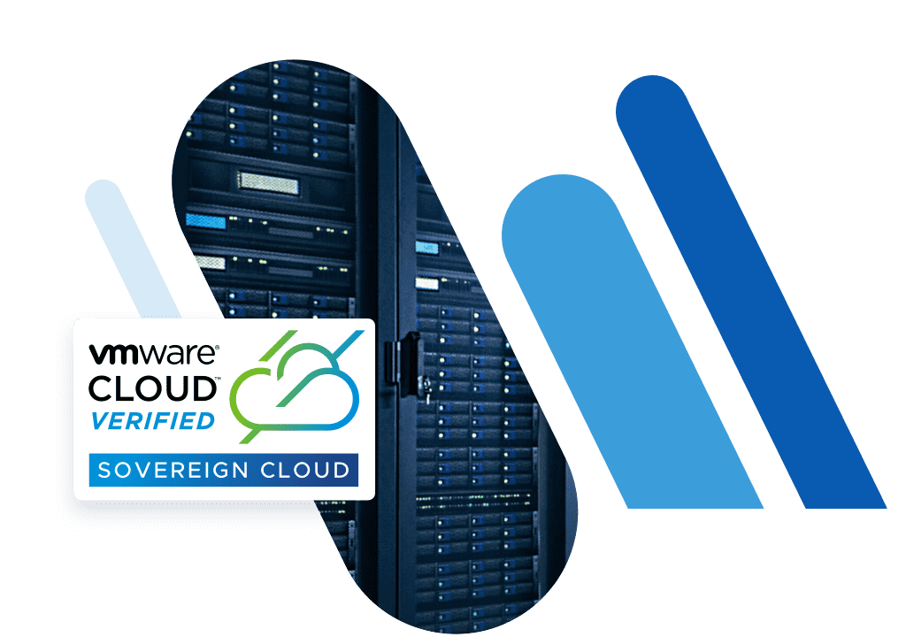 server image with a sovereign private cloud logo overlay