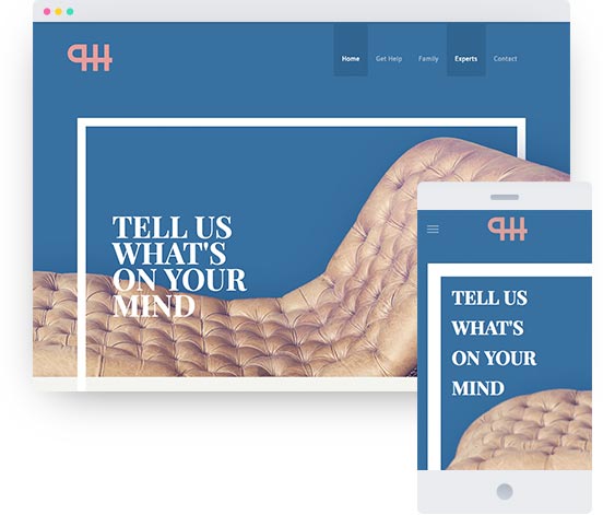 MyWebsite template for therapist website
