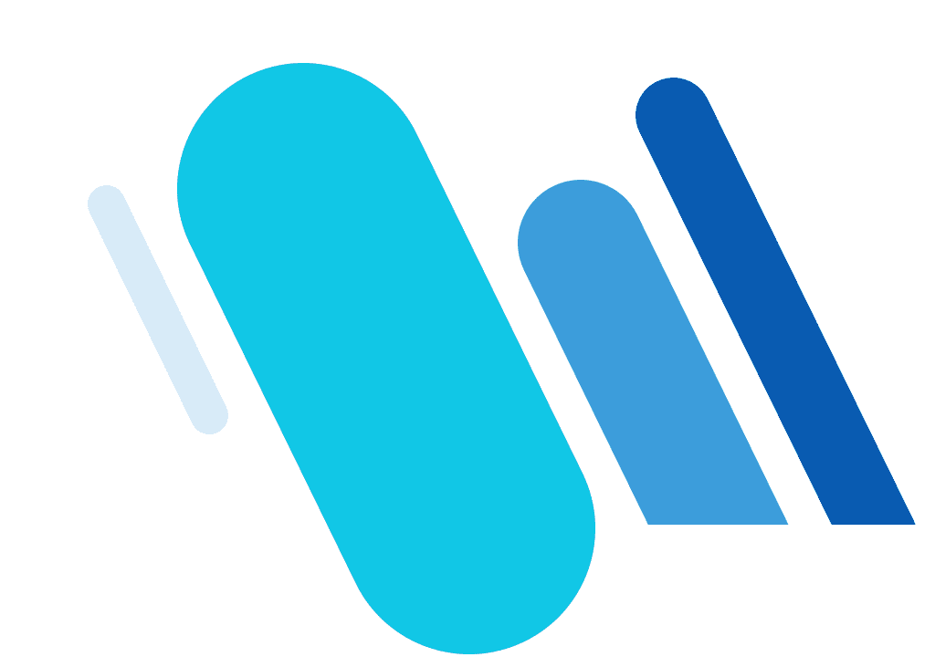 Blue background with IONOS logo