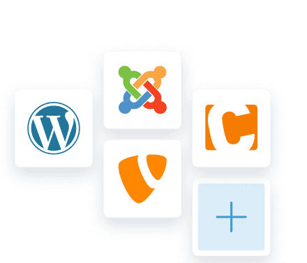web hosting solutions icons