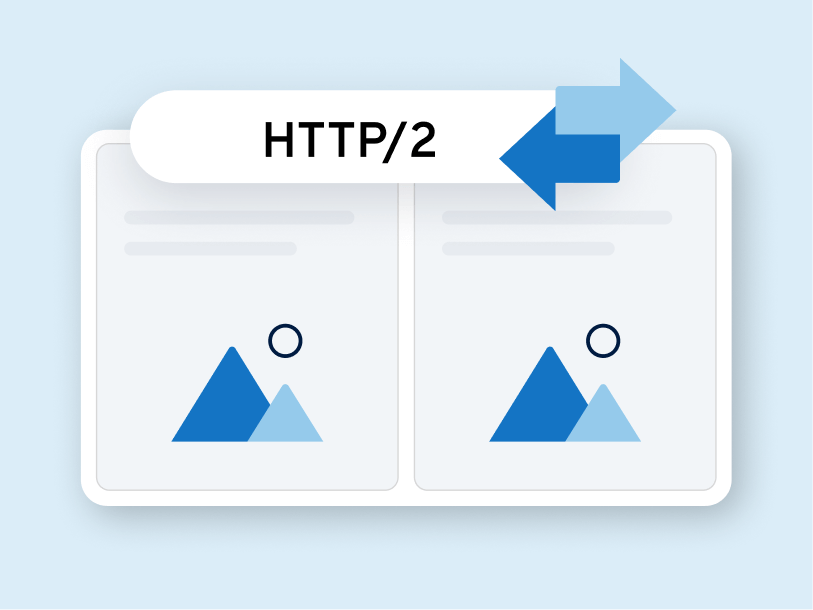 HTTP/2 Darstellung zur Optimierung von Ladezeiten