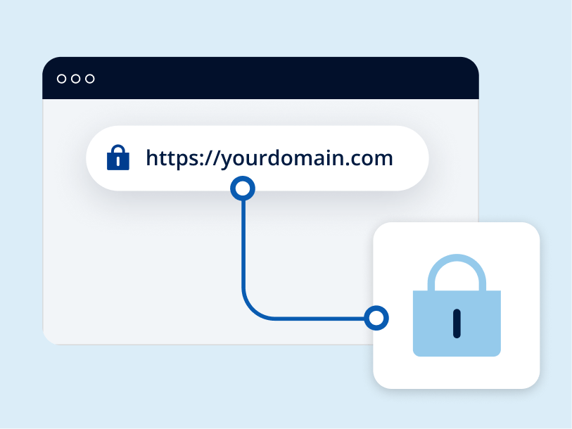 HTTPS Adressleiste mit Schloss Symbol für SSL Zertifikat