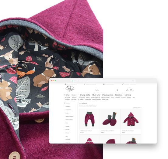 Jacken im Meilisu Online-Shop für selbstgenähte Baby- & Kinderkleidung, Kissen, Decken und vieles mehr