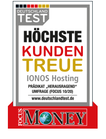 Award_Hoechste Kundentreue_2020_1u1 IONOS Webhosting