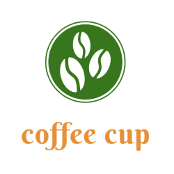 Beispielhaftes Logo für coffee cup