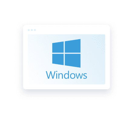 Screen displaying the Windows logo