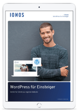 WordPress ebook cover: WordPress für Einsteiger