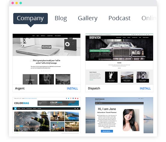 WordPress Unternehmenswebsite; Template WordPress Business