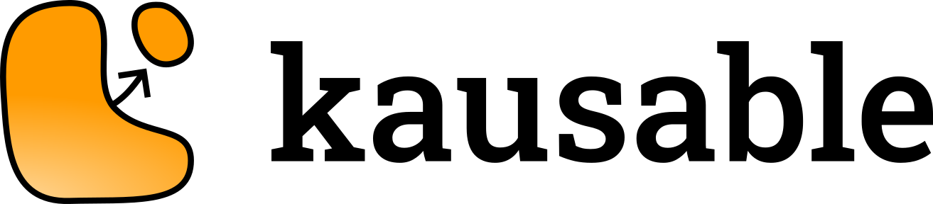 Kaugummi mit Pfeil und dem Wort "kausable" daneben.