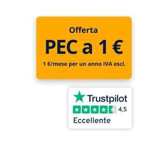 Offerta PEC IONOS a 1 euro con recensioni Trustpilot eccellenti